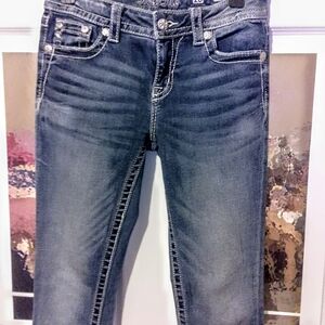 Miss Me Dark Blue Skinny Jeans